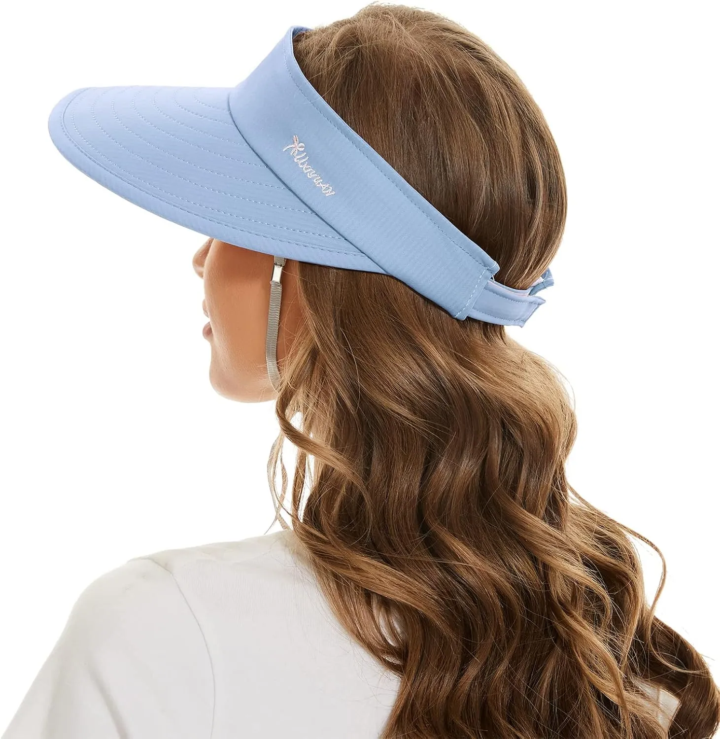 Sun Hats for Women UV Protection Wide Brim 2 in 1 Zip-Off Visor Summer Beach Hat Womens Packable Golf Hat