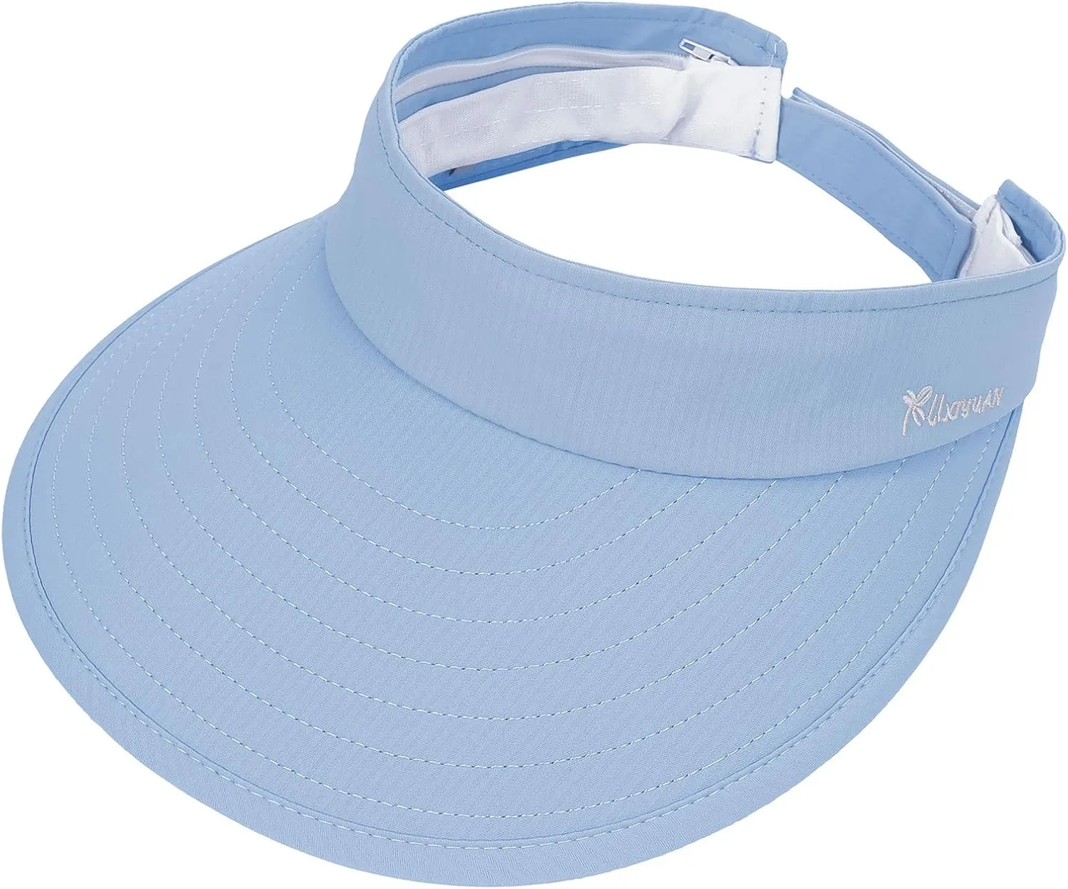 Sun Hats for Women UV Protection Wide Brim 2 in 1 Zip-Off Visor Summer Beach Hat Womens Packable Golf Hat