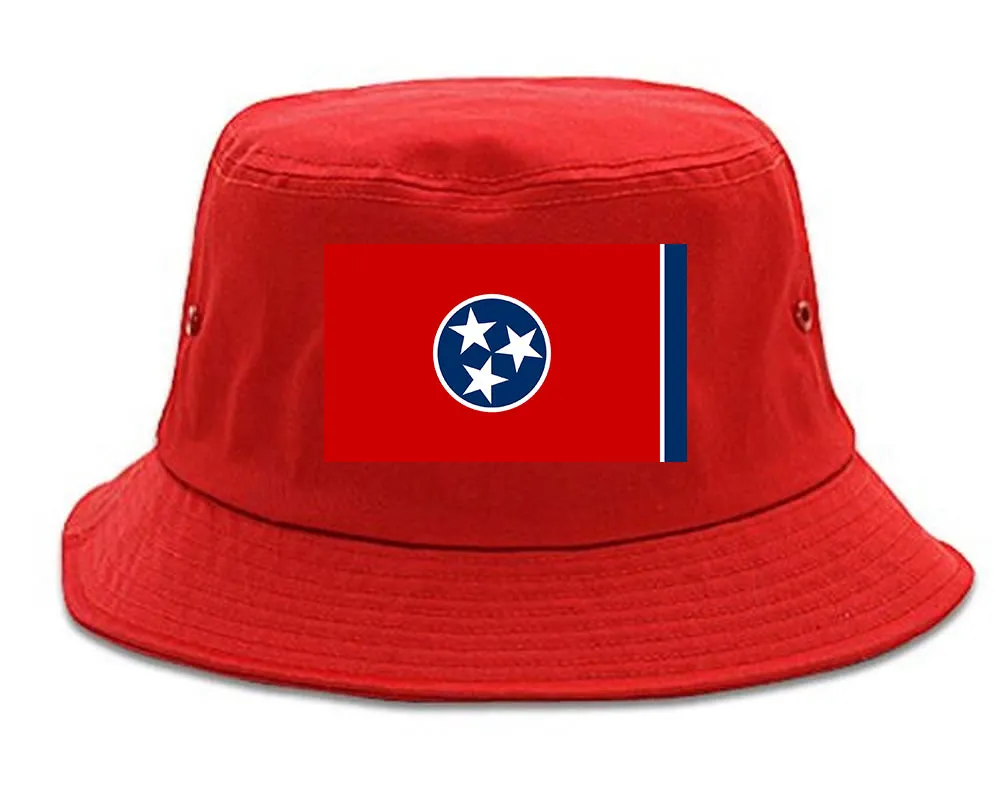 Tennessee State Flag TN Chest Mens Bucket Hat
