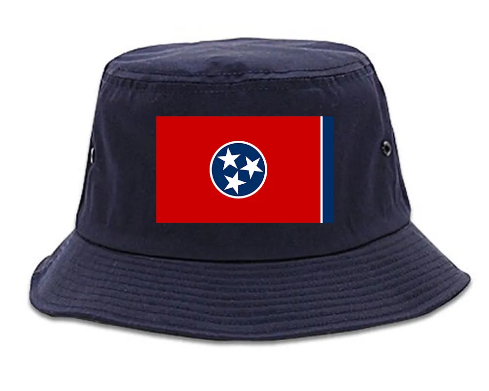 Tennessee State Flag TN Chest Mens Bucket Hat