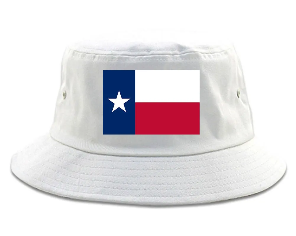 Texas State Flag TX Chest Mens Bucket Hat