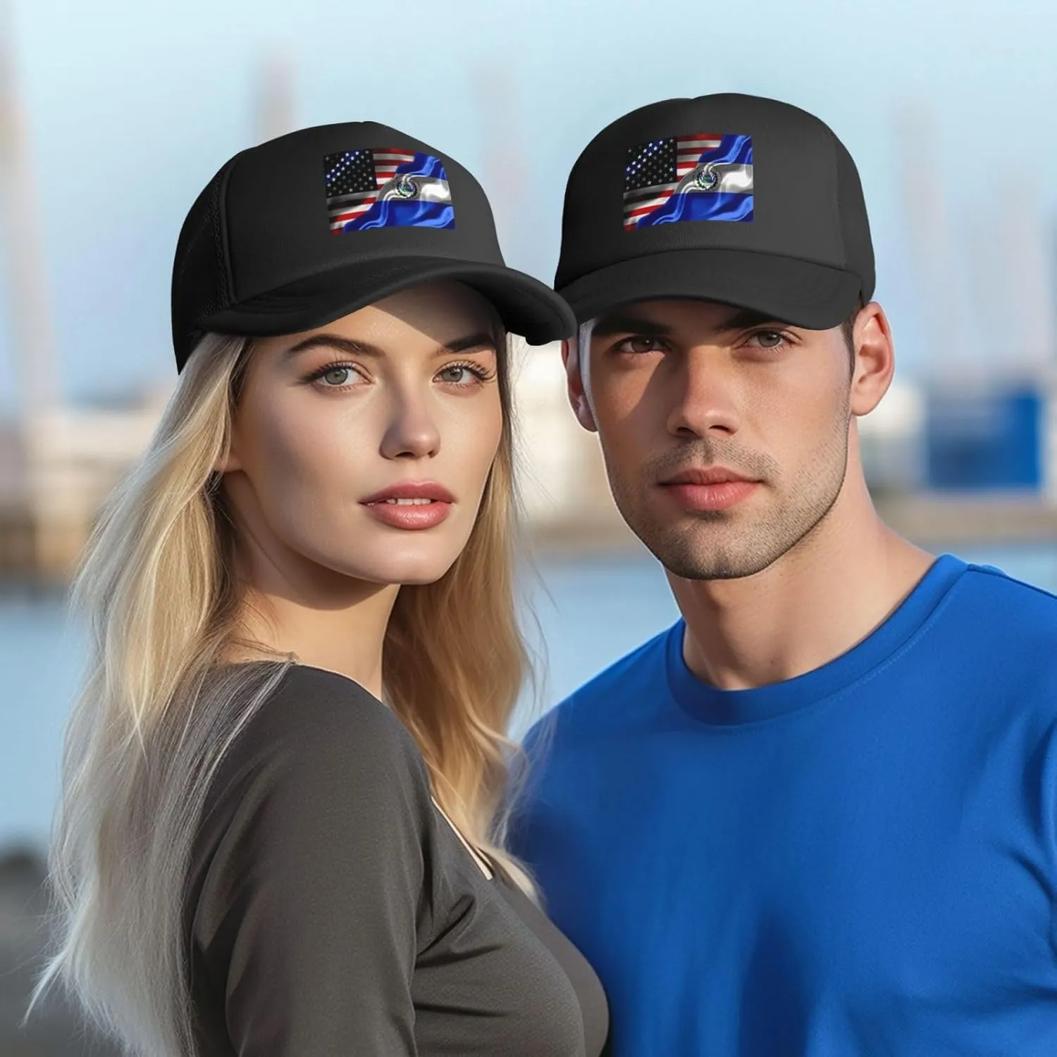 Trucker Hat for Men Women Mesh Baseball Cap Summer Golf Dad Hat Adjustable Outdoor Snapback Hat