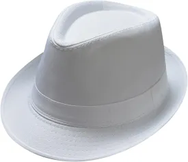 Unisex Classic Fedora Hats for Men Women Vintage Short Brim Panama Jazz Cap Church Fedora Hats