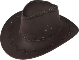 Unisex Classic Straw Western Cowboy Hat Felt Cowgirl Hats American Fedora Hats Outdoor Wide Brim Rodeo Hat