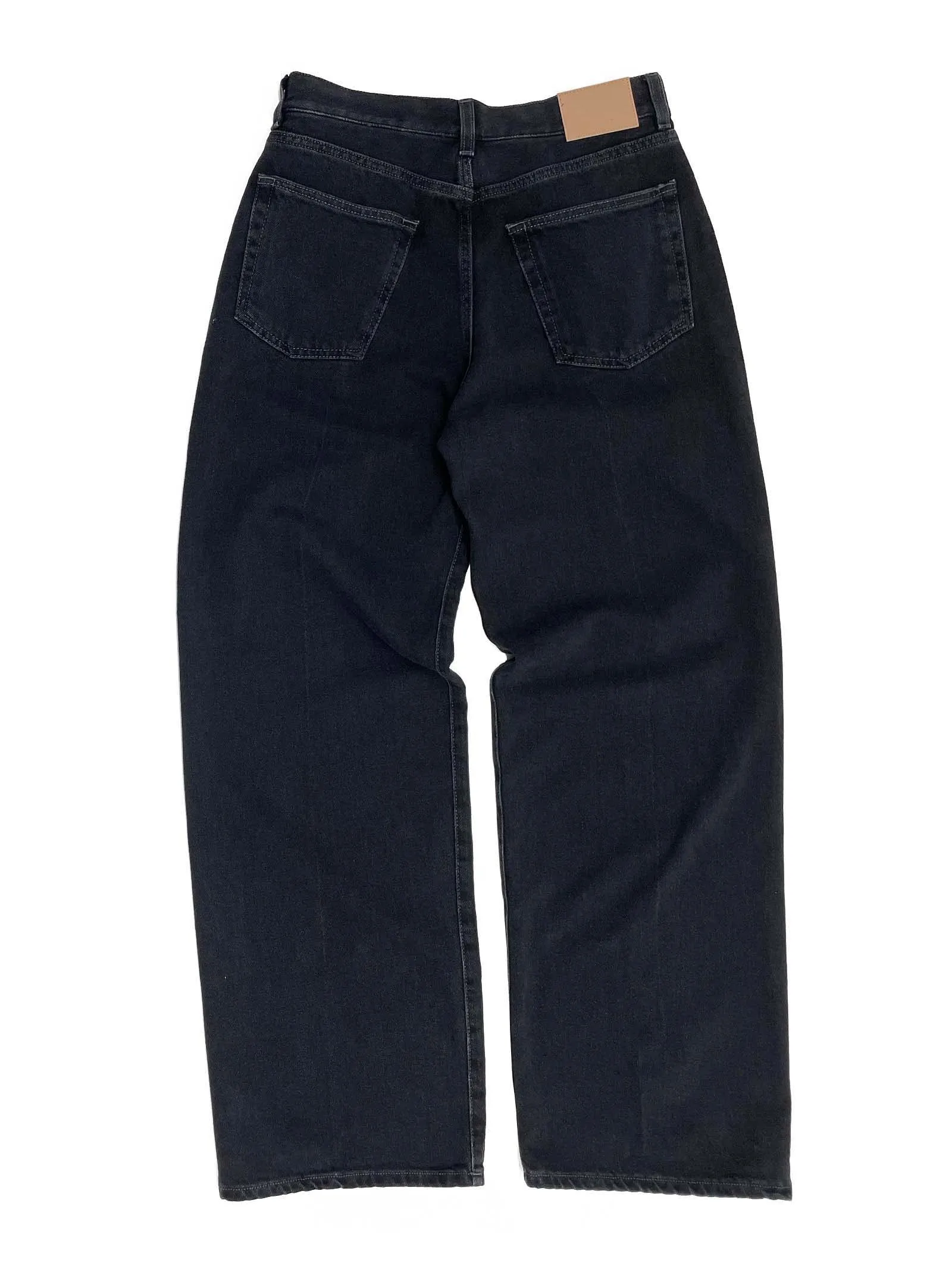 Wide Jean in Black Vintage