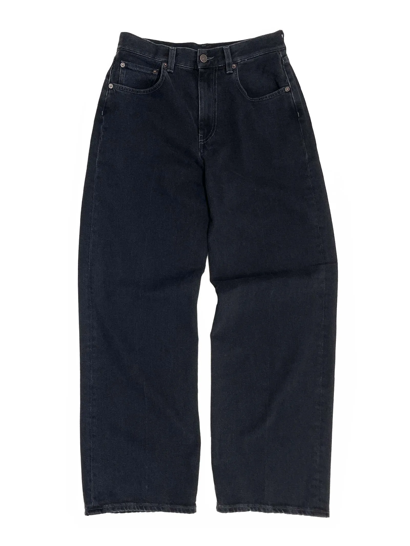 Wide Jean in Black Vintage