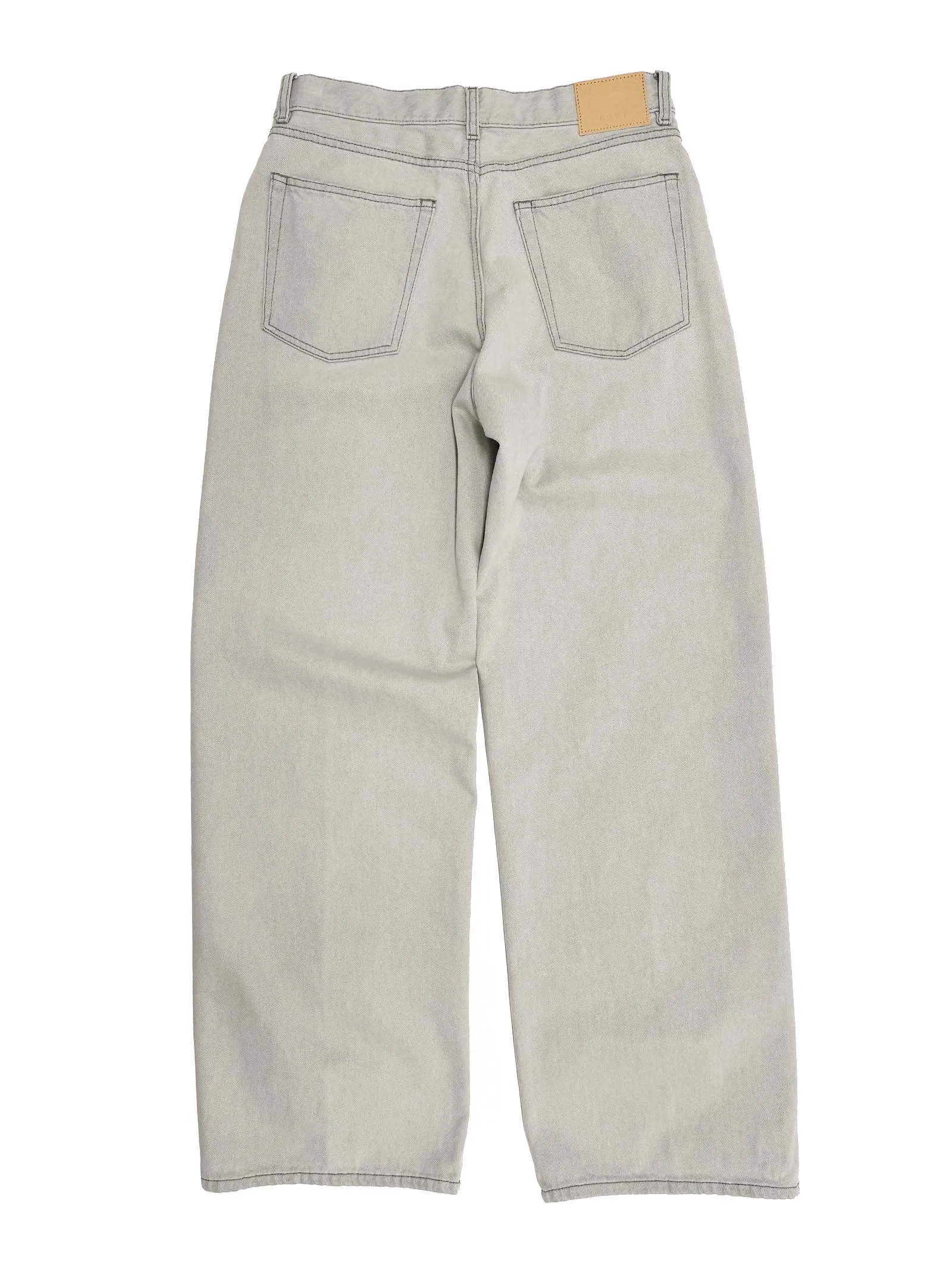 Wide Jean in Superlight Grey