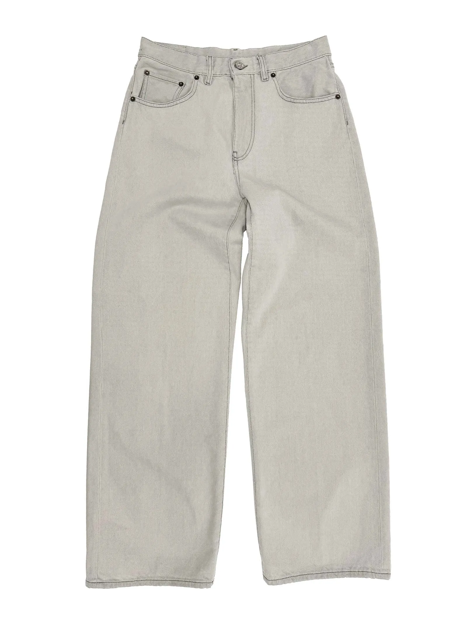 Wide Jean in Superlight Grey
