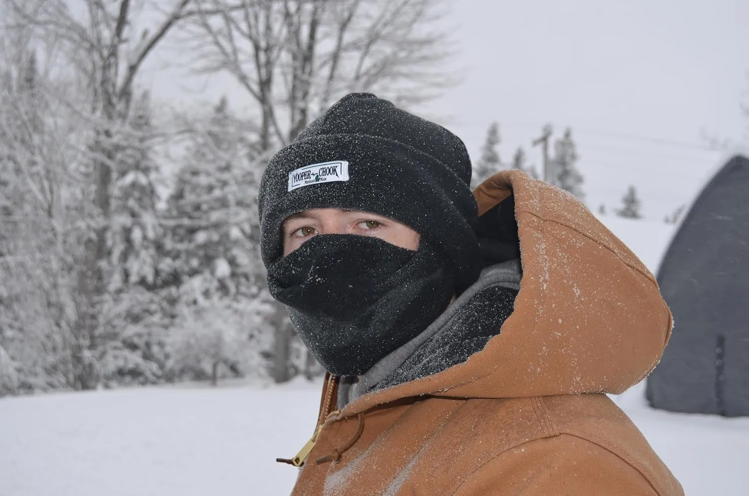 Winter Hat, Built-in Face Mask, Superior Warmth