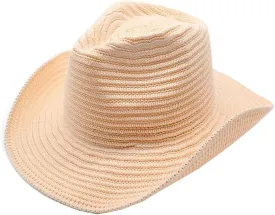 Women Men Western Cowboy Hat Jazz Top Hat Knitted Big Brim Felt Cap Trilby Wide Brim Fedora Outdoor Sun Hat